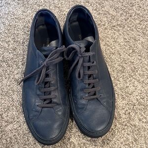 Common Projects Dark Blue Leather Sneakers